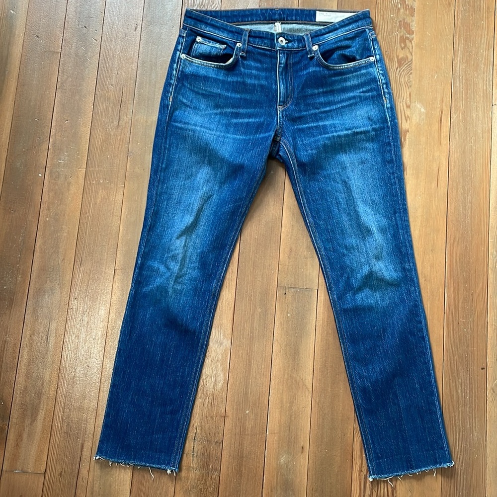 Rag & bone dre low rise slim boyfriend jeans 27